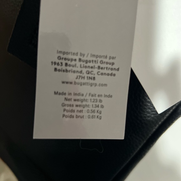 BUGATTI Horizon 2 NWT Blackbook pebble-Grain Leather Crossbody Bag - Picture 7 of 10